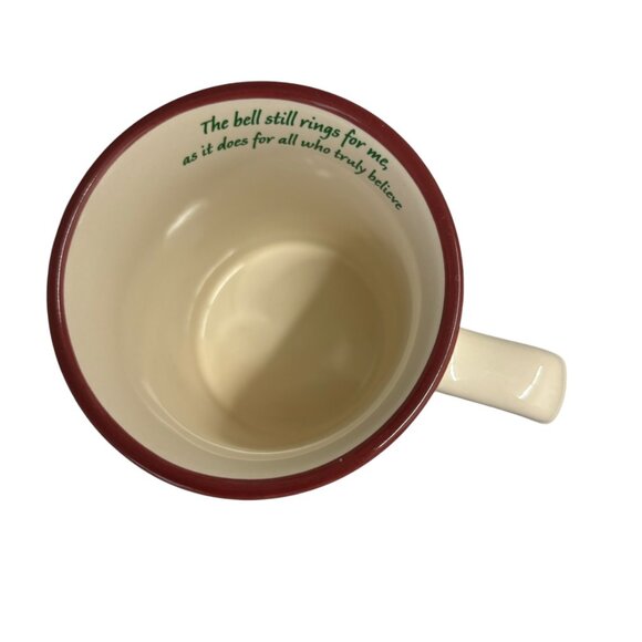 The Polar Express PE Gold Ticket Coffee Cup Hot Chocolate Mug Warner Bros - Picture 6 of 6